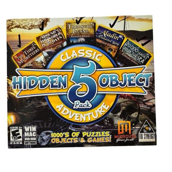 Hidden Object 5 Pack: Classic Adventure (Windows/Mac, 2013) - Picture 1 of 4